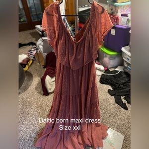 Mauve Baltic born maxi dress-size xxl
